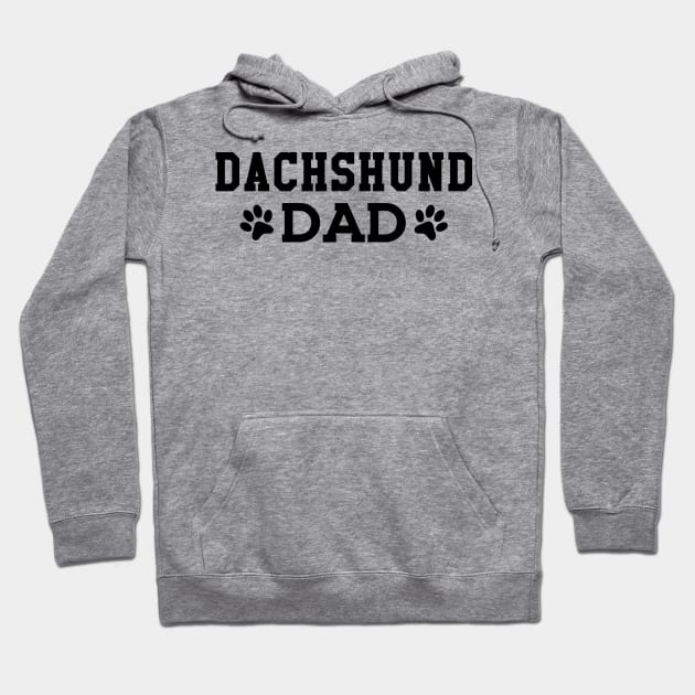 Dachshund Dad Hoodie by KC Happy Shop